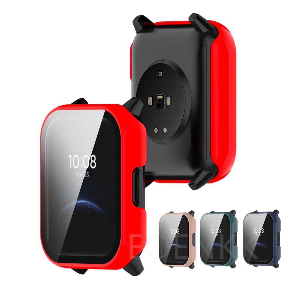 For Realme Watch 2 2 Pro Case Full Coverage Protective Sleeve For Realme Watch 2 Pro Screen Protector Tempered Glass Cover Shell