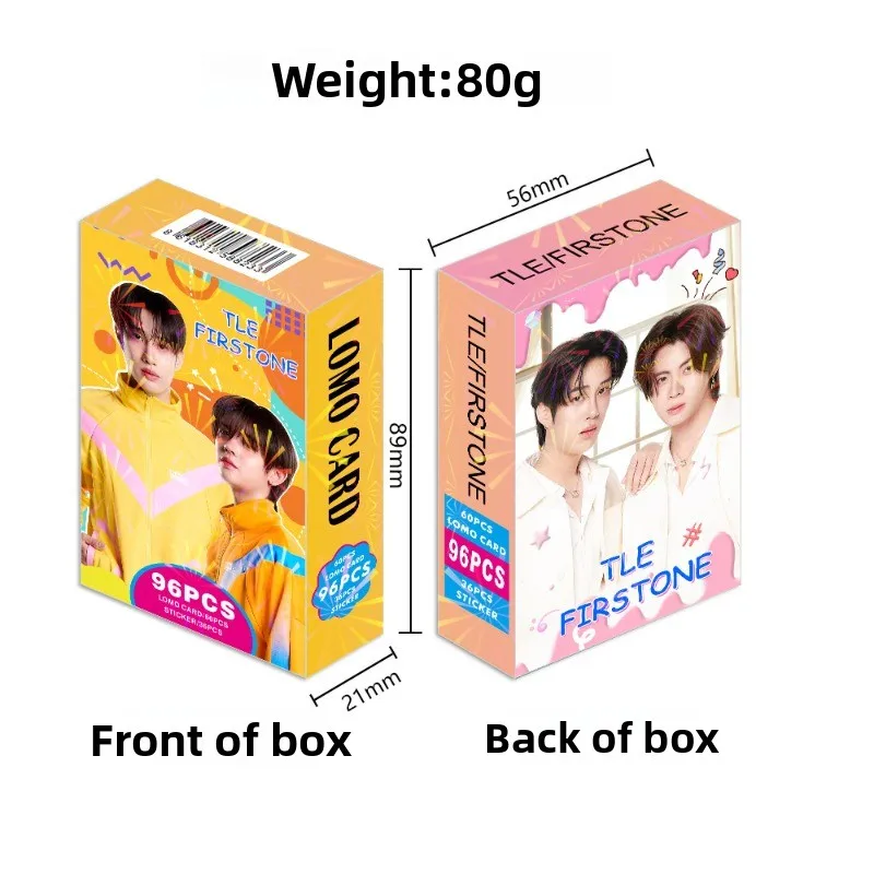 96 tlefiestone polaroid star collection card sticker postcard lomo card
