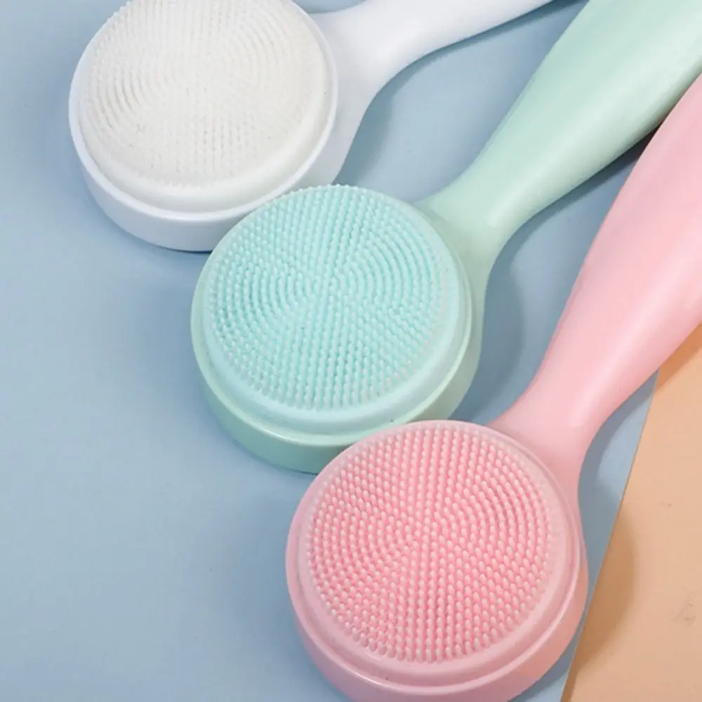 Manual Silicone Cleansing Brush Multifunctional Exfoliating Facial Cleansing Brushes Clean Pores Waterproof