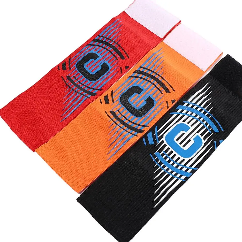 Verstelbare voetbal Captain Arm Band Nylon Professionele leiderarmband Opvallende meerdere kleuren Captain Group-armband
