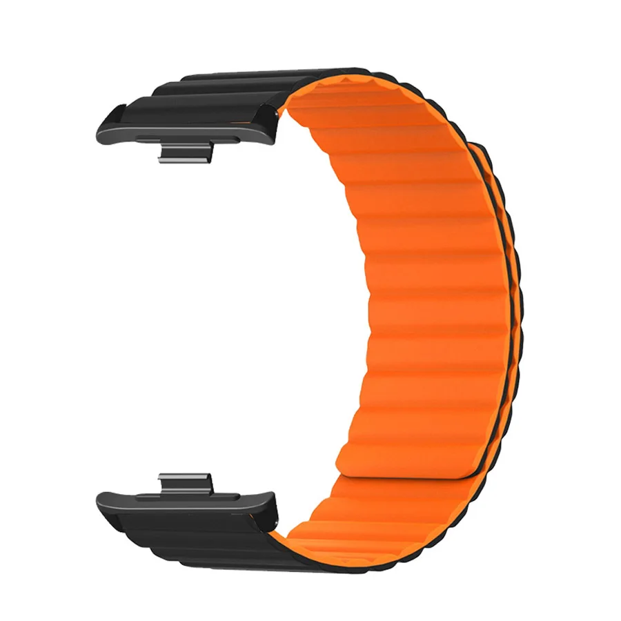 Silicone Strap For Xiaomi Mi Band 10 9 8 Pro Smart Watch Band Magnetic Loop Replacement Bracelet For Redmi Watch 6 5 4 Wristband