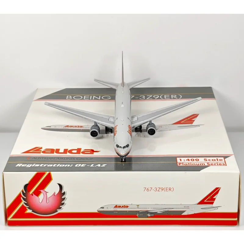 فينيكس 1/400 مقياس النمساوية لودا الهواء B767-300 OE-LAZ يموت الصب سبيكة نموذج طائرة تحصيل العنصر الزخرفية