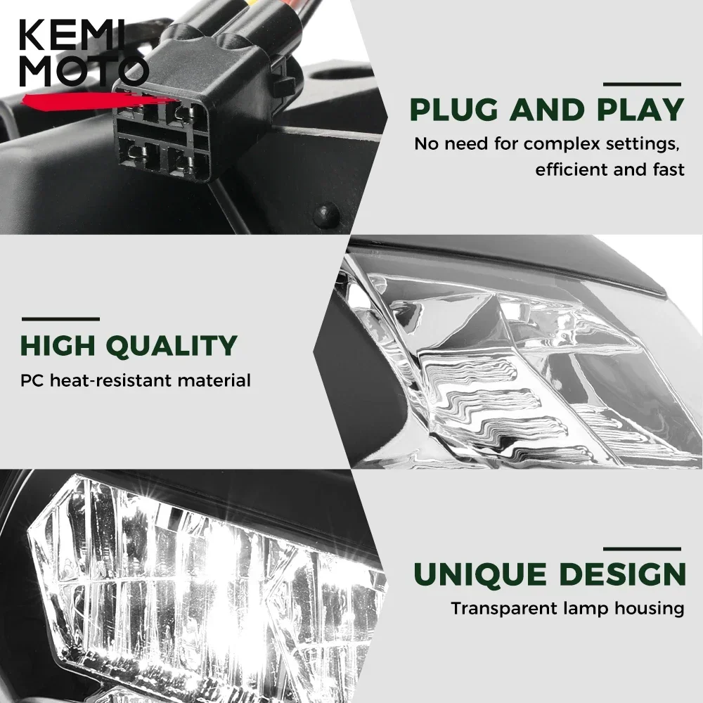 For Kawasaki Z900 2020 2021 2022 2023 Motorcycle Led Front