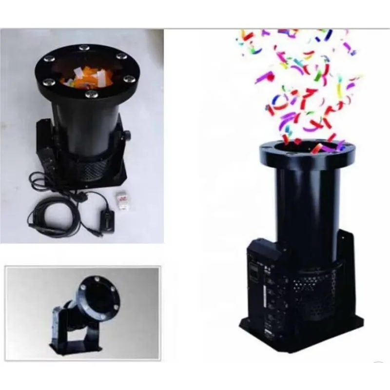 Confetti Cannon Machine With LED Electric Sparkler Cold Confetti Blaster Sparkler Blower For Stage Wedding Party Decor 3
