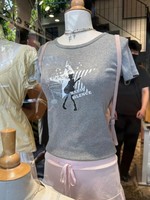 New Girl Guitarist Print T-shirt Woman Summer Round Neck Cotton Short Sleeve Tshirt Female Sweet Preppy Style OOTDS Tee Shirts