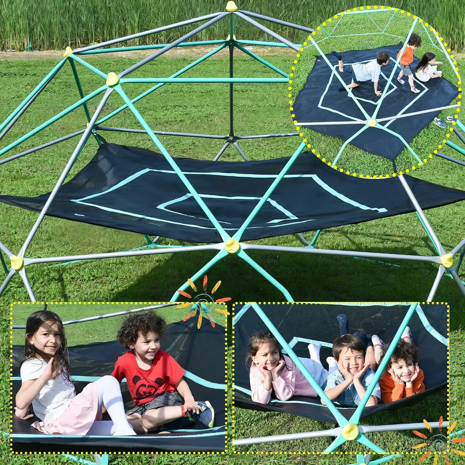 Kopuła do wspinaczki o długośc – Kids Outdoor Climbing Dome recenzja i cena