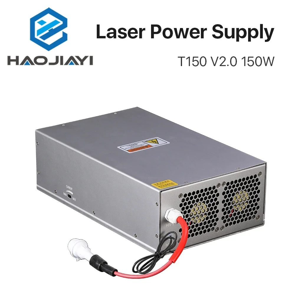 New 150W Co2 Laser Power Supply T150 V2.0 110V/220V With LED Current Meter for Co2 Engraving & Cutting Machine