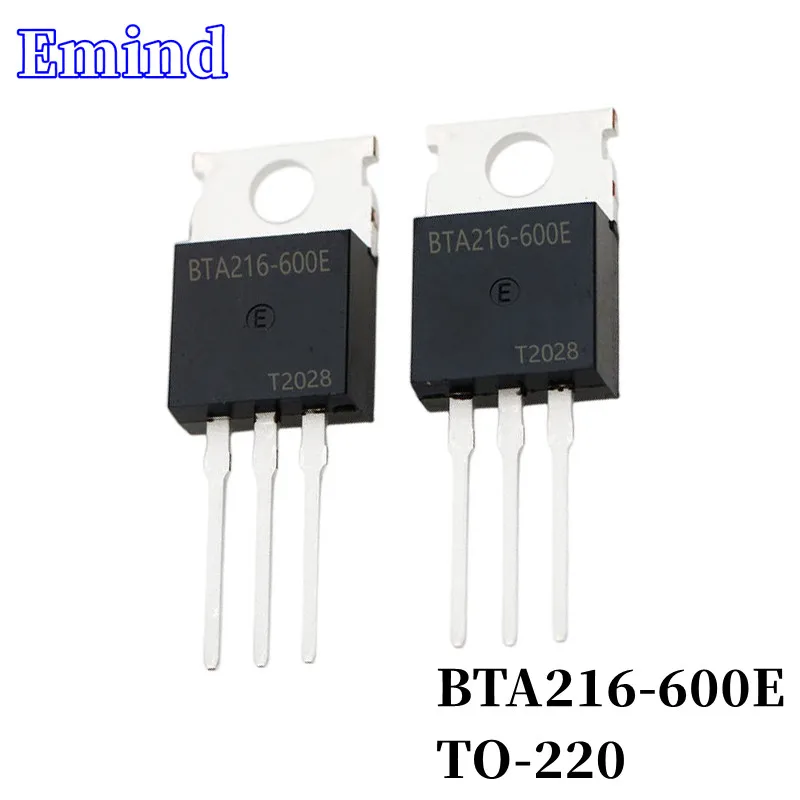 

5Pcs BTA216-600E BTA216 Thyristor TO-220 16A/600V DIP Triac Large Chip