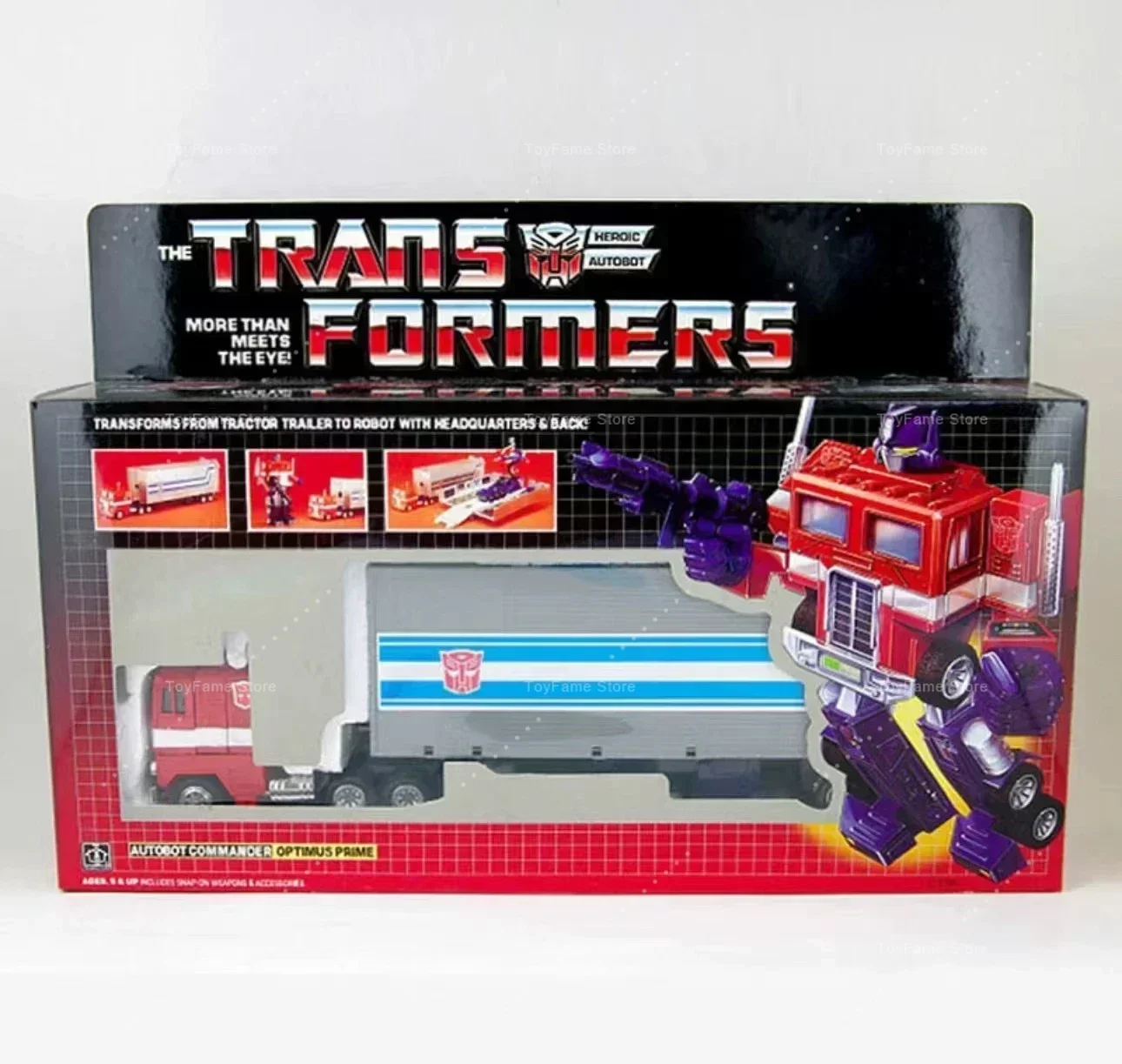 Réédition KO Transformers G1 Optimus Prime Megatron Soundwave Grimlock Menasor Devastator Gamme complète de figurines d'action