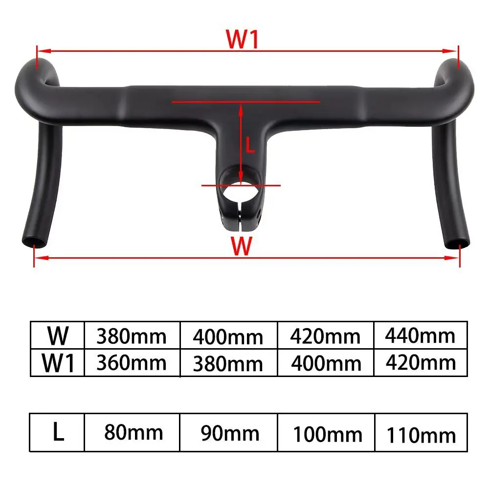 Newest ASIACOM Racing Road Bike Aero Matt UD Full Carbon Fibre Handlebar And Stem Integrated 31.8mm Adapter 28.6mm new