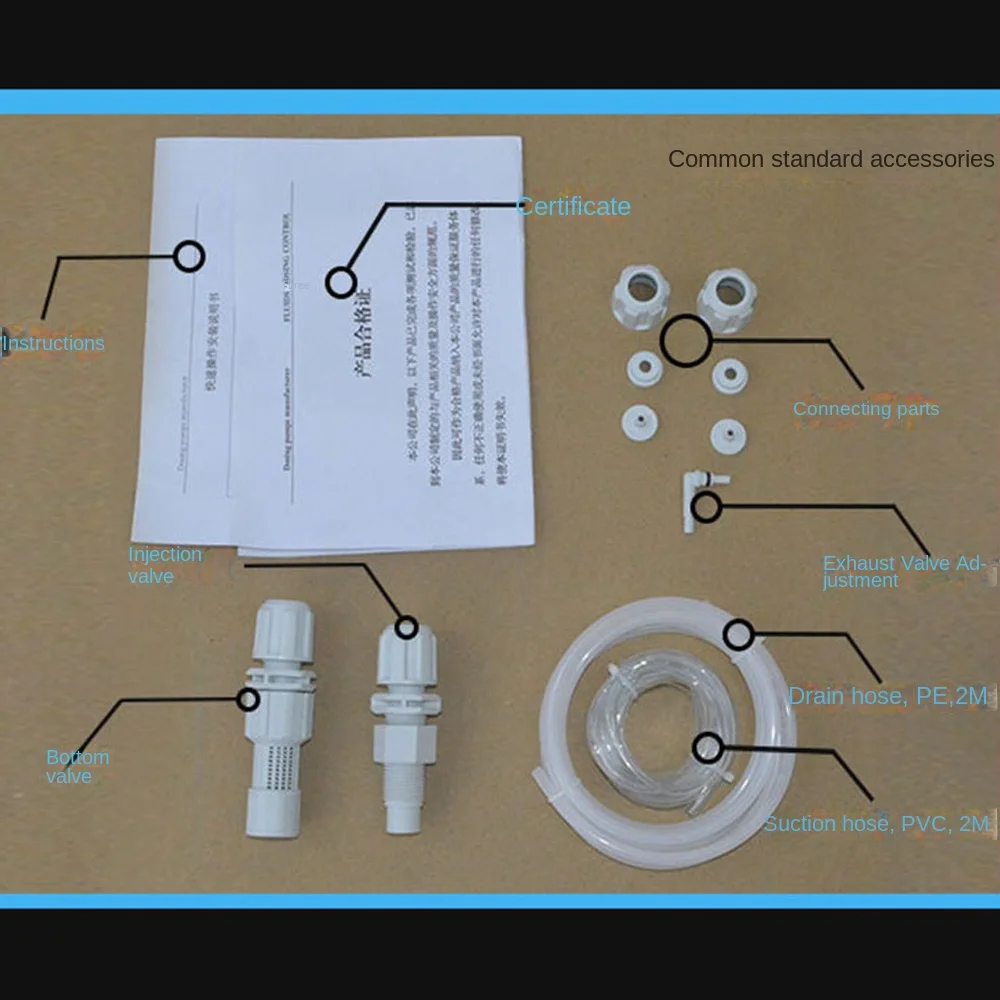 Imagem -04 - Nova Bomba de Dosagem Química de Cloro Ácido Bomba de Medição Eletrônica para Piscina Equipamento de Dosagem Eletromagnética Automática