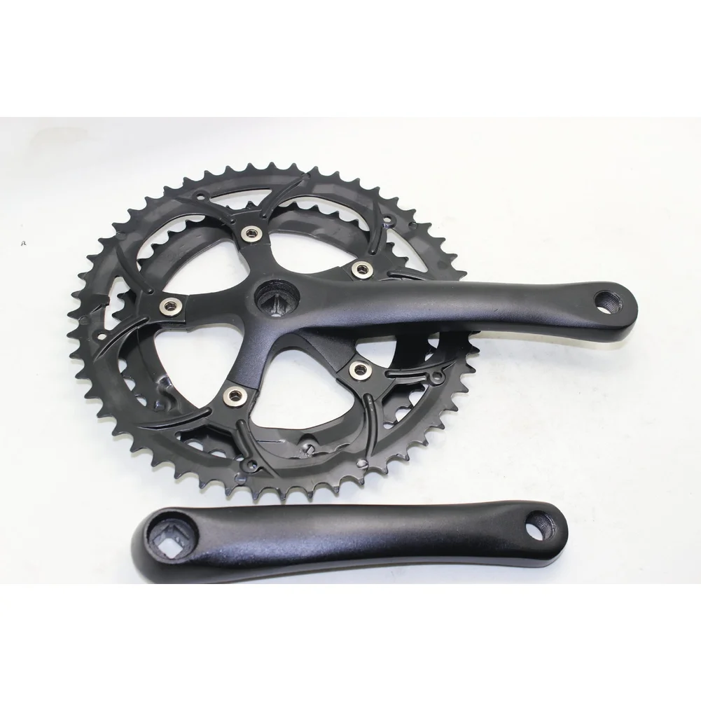 Aluminum Crankset for For road Bikes 52T 42T Double Chainring 170mm Arm Length Square Taper Fit 7 8 9 For speed Drivetrains