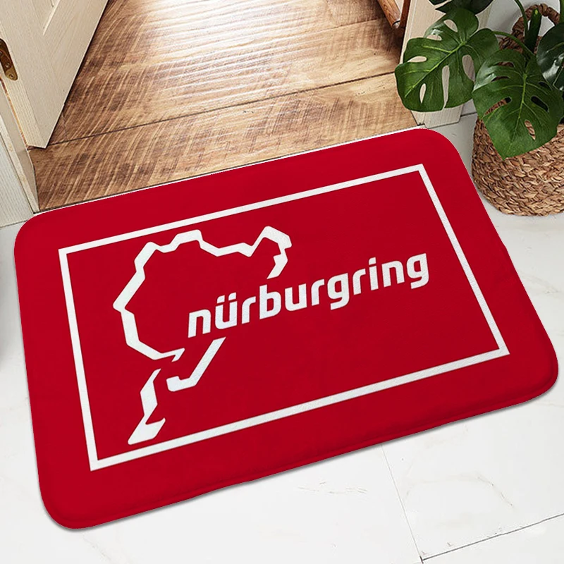 

Doormat Entrance Door N-Nurburgrings Washable Non-slip Kitchen Living Room Rug Soft Bathroom Hallway Mat Useful Things for Home