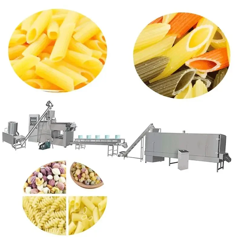 Commercial Macaroni Spiral Food Processing Pasta Production Line