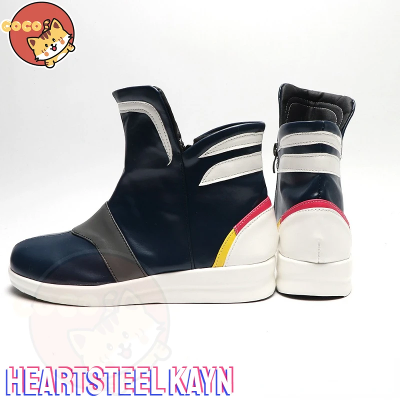 LOL Heartsteel Kayn Cosplay Shoes Game LOL Cosplay Heartsteel Kayn Cosplay Short Boots Unisex Role Play Any Size Shoes