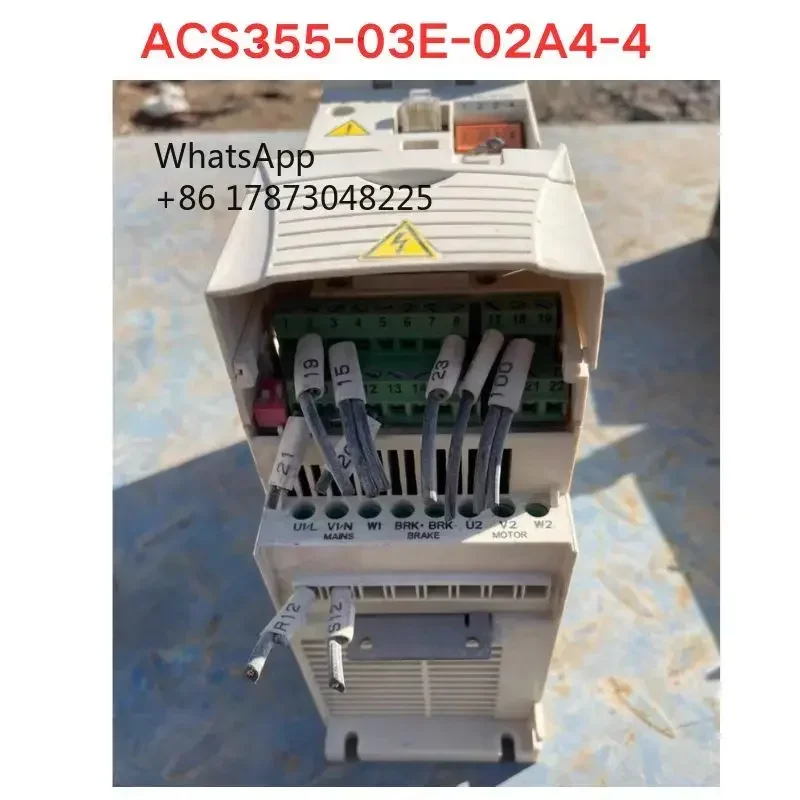 Used ACS355-03E-02A4-4 inverter Functional test OK