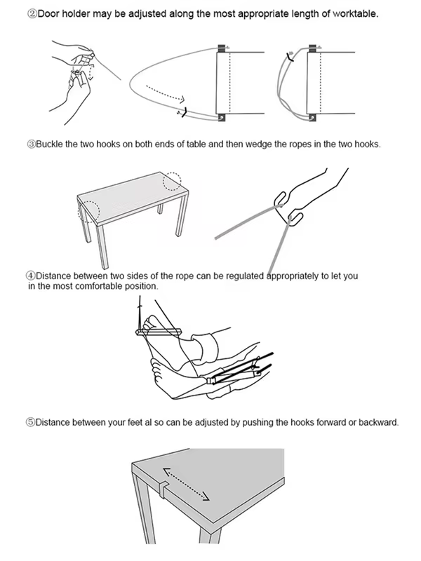 Repose-pieds portable bureau et extérieur