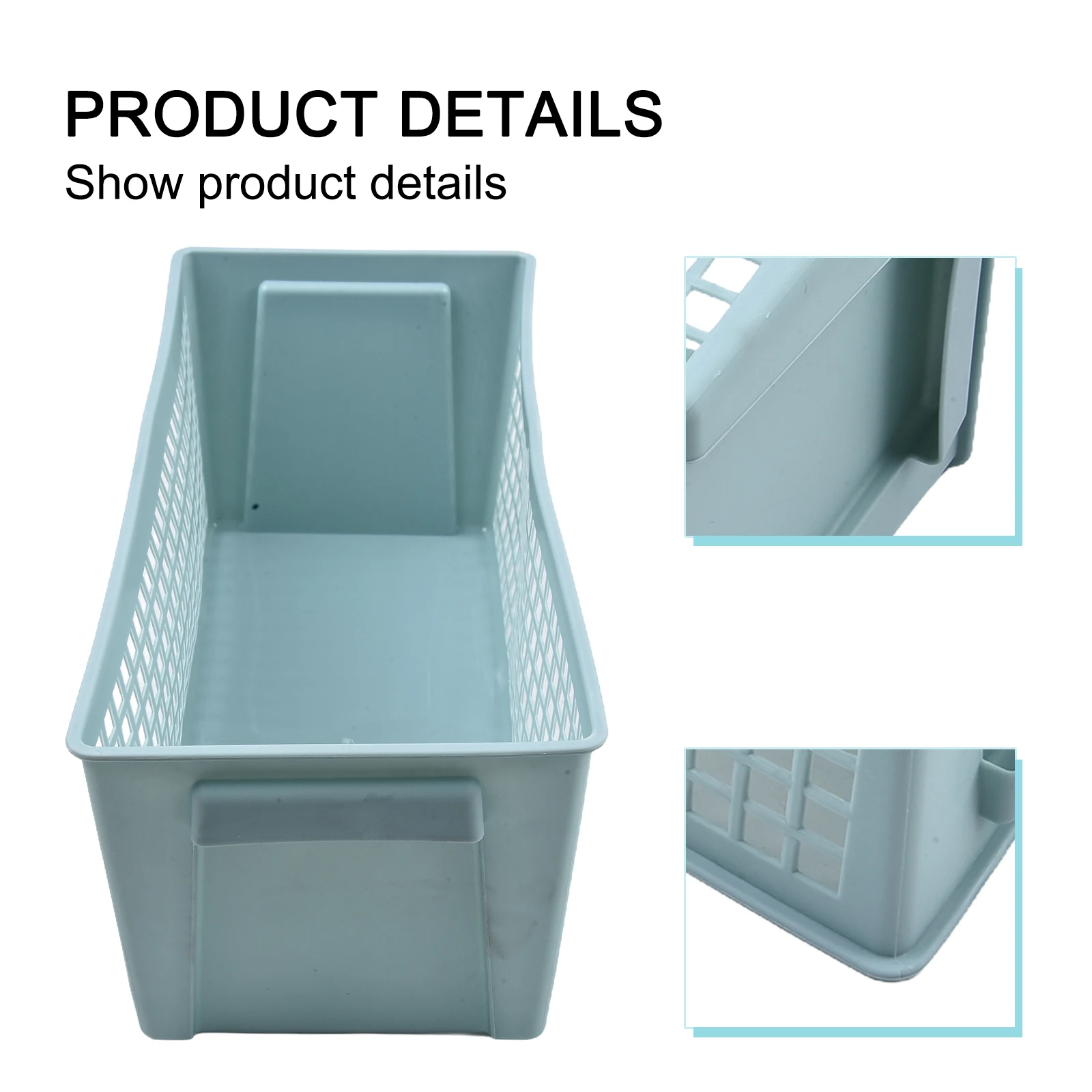 Hollow Rectangular Basket for Desktop Storage of Snacks Fruits Books and Daily Necessities Home and Office Environments
