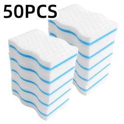 50PCS Nano cleaning magic wipe, kitchen cleaning and dishwashing magic wipe, white shoe cleaning sponge block brush