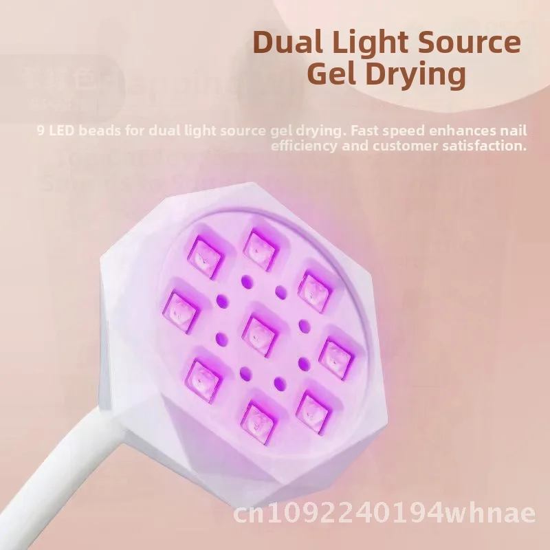 induction-phototherapy-nail-lamp-quick-drying-baking-light-diamond-nail-art-tool-for-professional-use-white-model