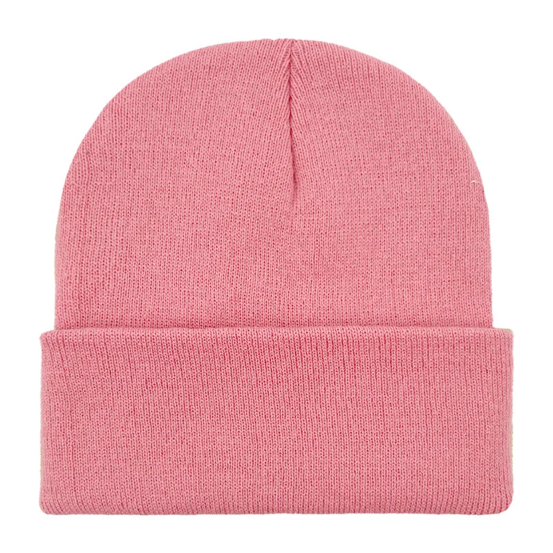 Angepasst Gedruckt Logo Männer Warm Halten Bördeln Kalte Hüte Frauen Outdoor-Mode Vielseitig Einfarbig Einfache Gestrickte Kappen – Detail 33