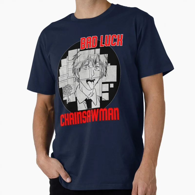

Chainsaw Man Gift T shirt for Anime lover Large size Tops Manga Graphic Print Y2k Clothes Cartoon Tee
