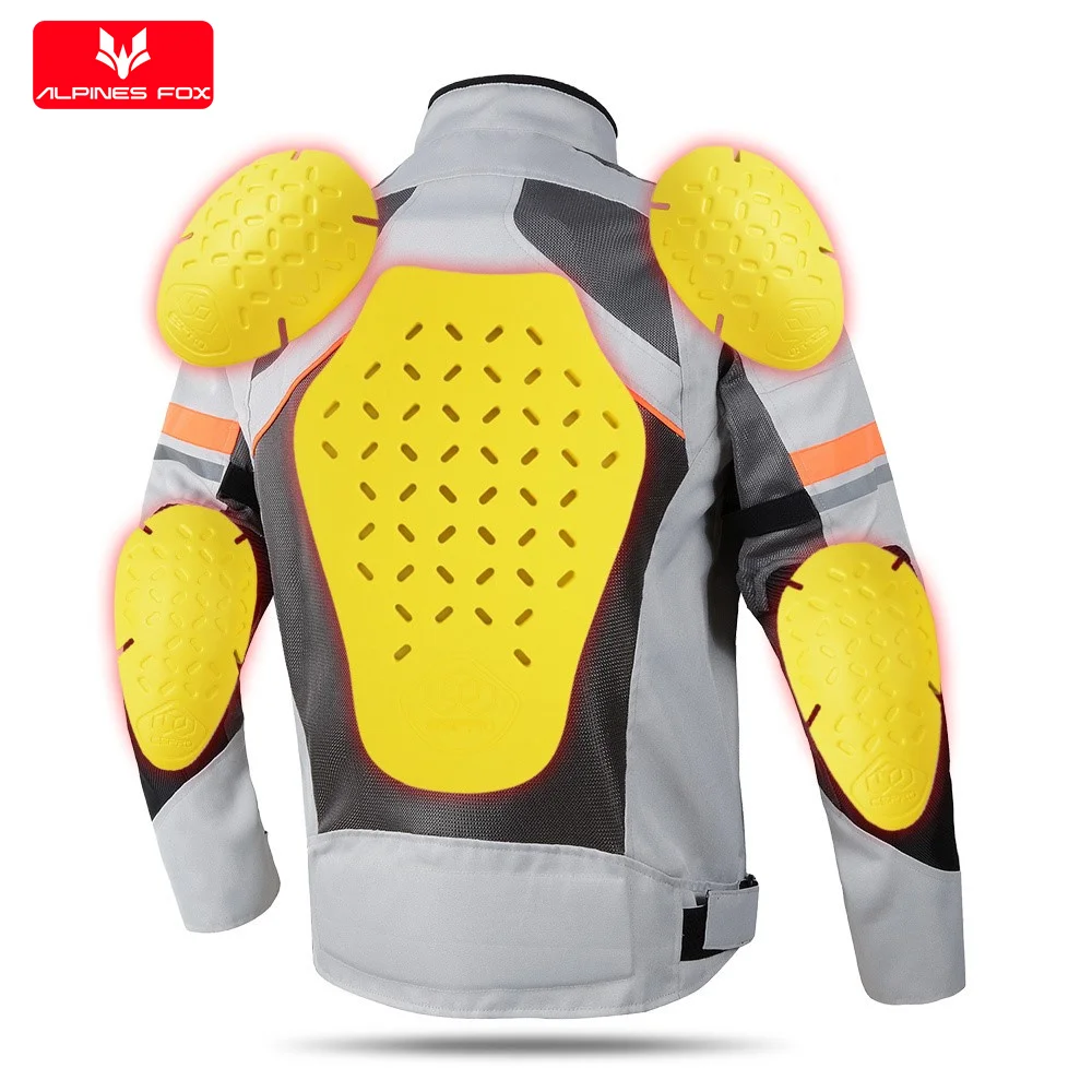 العالمي للدراجات النارية سترة إدراج عودة حامي موتو إدراج درع للجسم إيفا امتصاص الصدمات موتوكروس الكتف الكوع وسادة الصدر #6