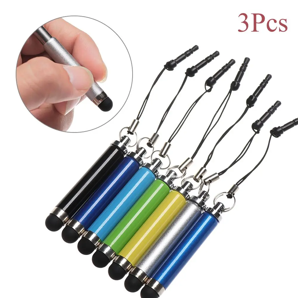 Mini Touch Screen Pen Multicolor Retractable Compact Capacitive Pen High Precision Stylus Pencil For phone Samsung Tablet PC