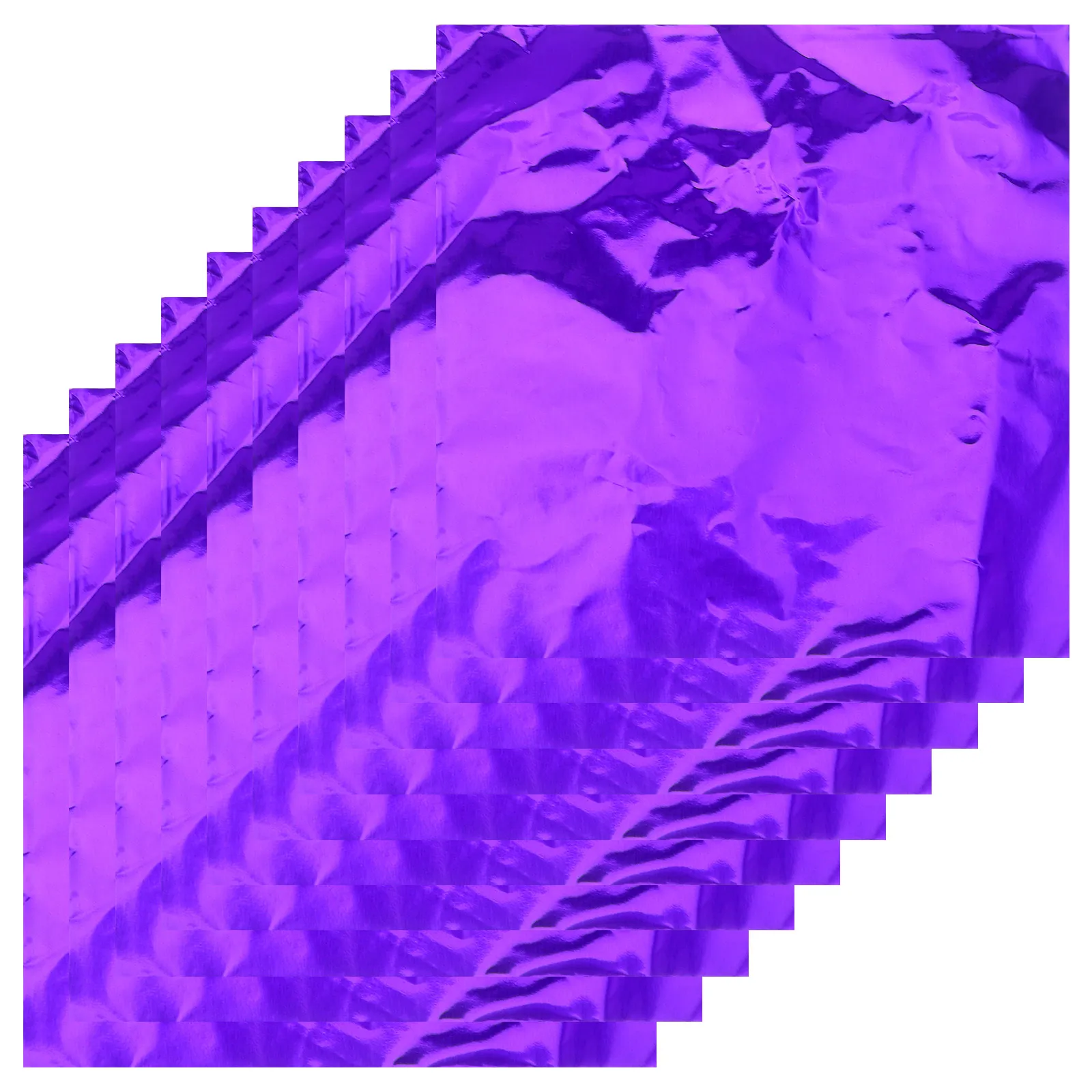 

200 Pcs Chocolate Ball Wrapping Paper Aluminium Foil Candy Purple Aluminum