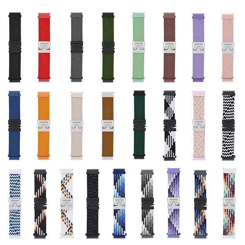 Cinturino in nylon per HUAWEI WATCH GT 5 4 Pro 46mm Band GT 3 42mm Samsung Galaxy Watch 7 6 5 4 40mm 44mm Bracciale 22mm 20mm Band