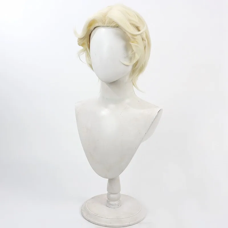 Identidade V Sobrevivente Papel Coração Mecânico peruca cosplay parte central amarela raízes provocadas presente de Halloween