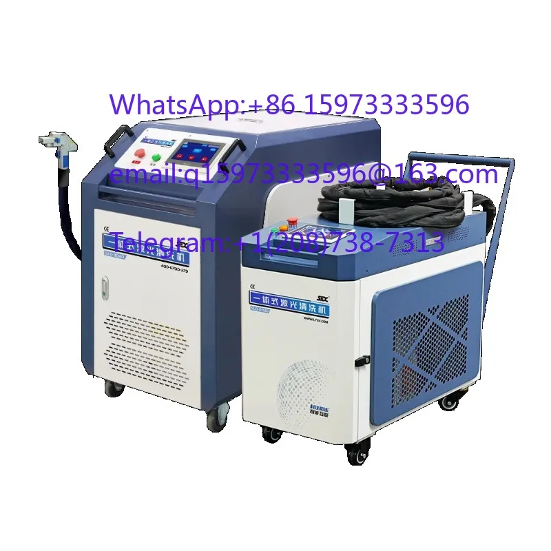 High Power Handheld Laser Cleaning Machine Industrial Rust Oil Paint Remover Portable Cleaner for Steel Structure Ship and Mold