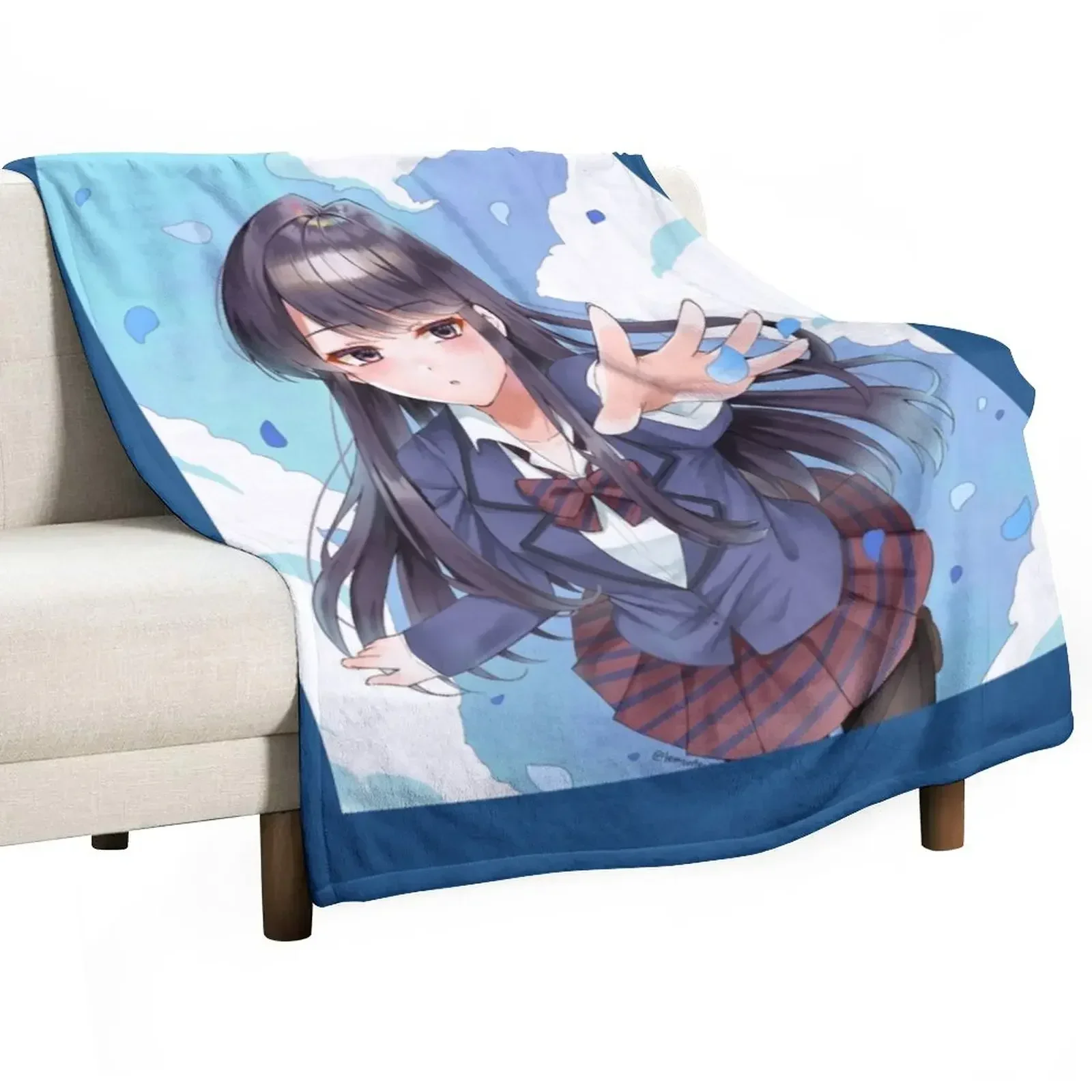 

New Komi-san wa Comyushou desu., Komi Shouko Throw Blanket Thermals For Travel Blankets For Bed Luxury St Blankets