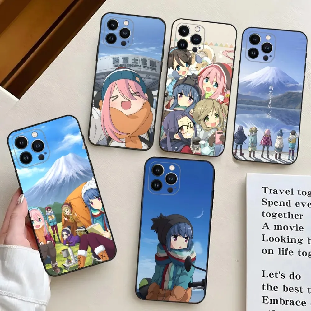 

Anime Yuru Camp Phone Case For iPhone 15,14,13,12,11,Plus,Pro Max,XS,X,XR,SE,Mini,8,7 Soft Silicone Cover