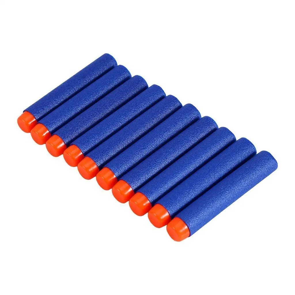 

70PCS 7.2cm Refill Soft Foam Darts Round Head Bullet for Nerf N-Strike Elite Series Blasters Kid Toy Gun Refill Pack Blue