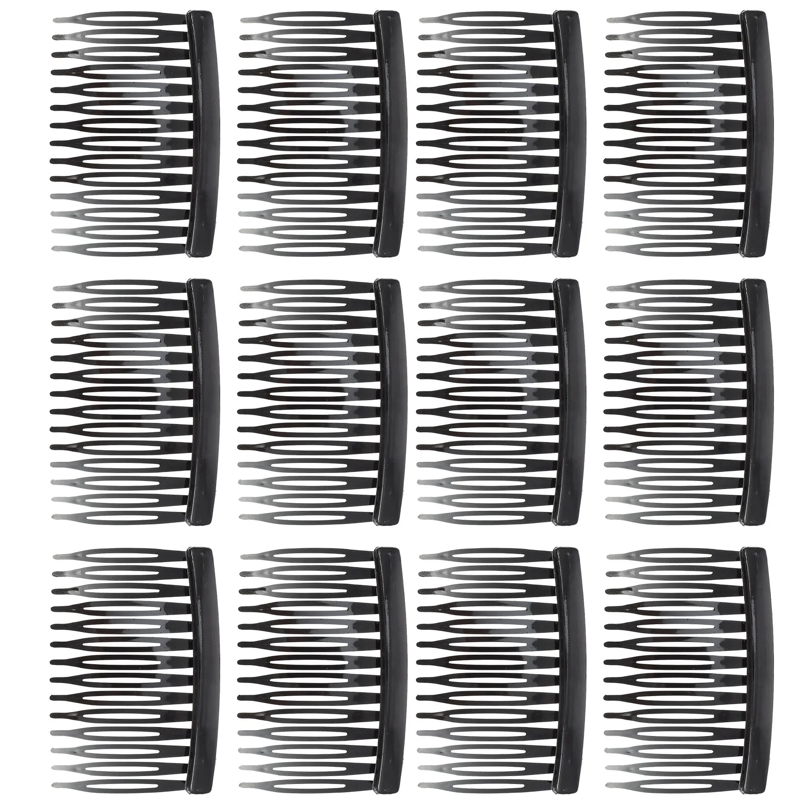 

50Pcs Plastic Hair Side Combs Simple Design Hairpin Clips for Thick Straight Curly Hair Hairdressing Tools and Scalp Massage