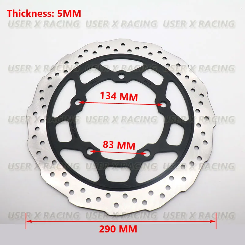 USERX Universal motorcycle Brake Disc Rotor For Scooter GSX250R DL250 DR300 TR300 XCR300  GENUINE PARTS