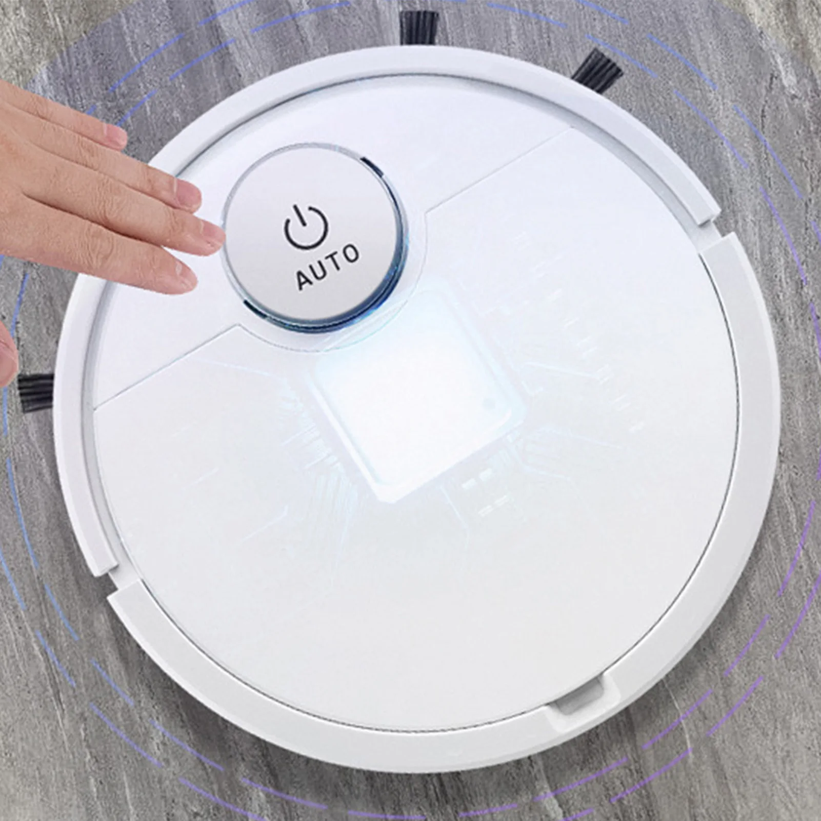 

Robotic Cleaner, Robot Vacuum Cleaner Touch Control High Coverage Automatic Floor Sweeping Robot for Wood Floor Tiles