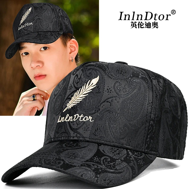 Baseball cap men's new fall and winter leisure outdoor four seasons duck hat fashion brand feather truck hat