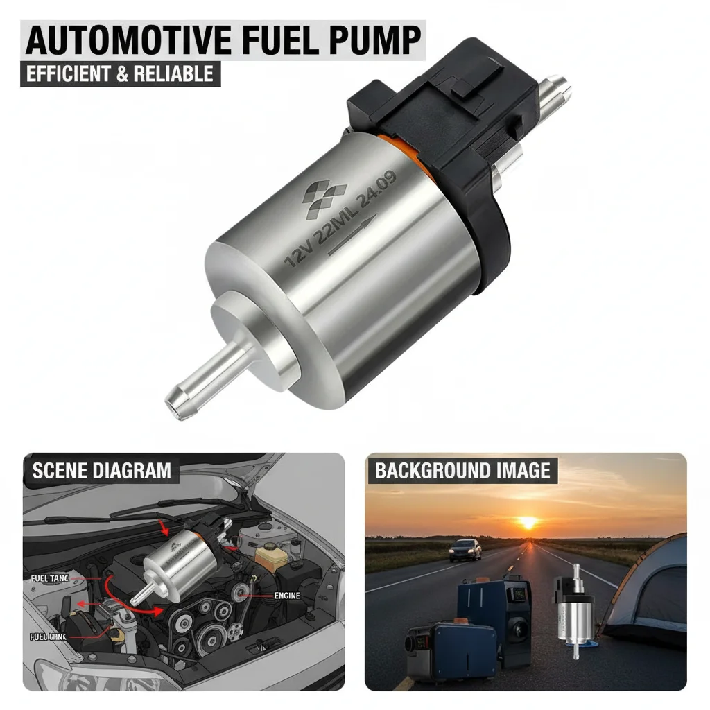 

Топливный насос 12В для дизельных воздушных отопителей Webasto Eberspacher 5 кВт 8 кВт, аксессуар для автономного отопителя