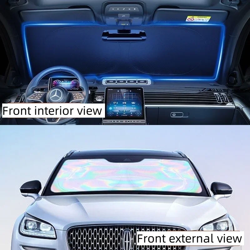 

Car Windshield Sun Shade Covers Visors Auto Front Window Sunscreen For Audi A3 A4 A5 A6 A7 A8 Q3 Q5 Q7 Parasol Accessories