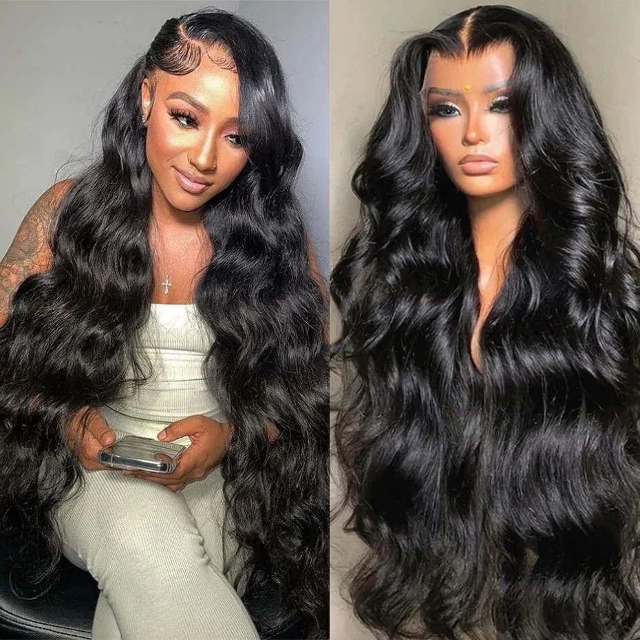 Body Wave Lace Front Wig 13x4 13x6 Brazilian 36 Inch Lace Frontal Human Hair Wigs For Women 4x4 Transparent Lace Closure Sale