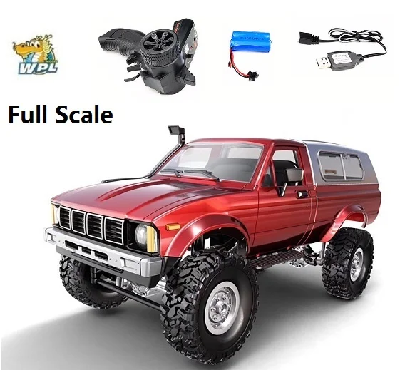 WPL 1:16 2.4G RC Car C24 4WD Rock Crawler Electric Climbing Truck