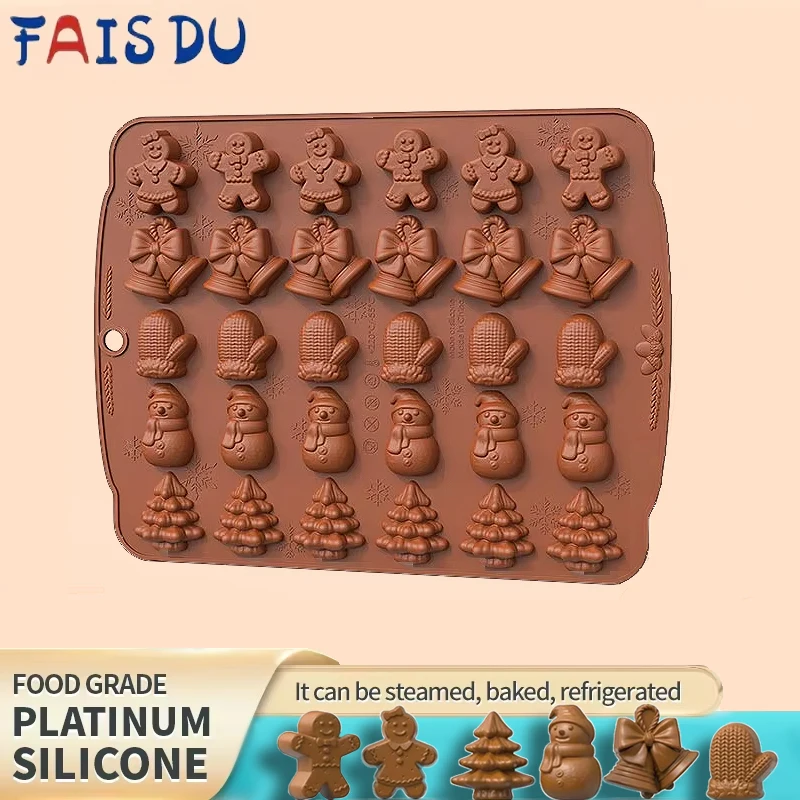 

FAIS DU Christmas shape design Cookie Molds Decorating Baking Xmas Gingerbread Chocolate Mold Candy Gift Kitchen Accessories