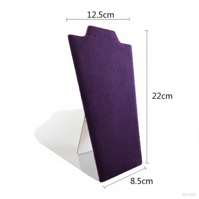 High-End Purple Velvet Jewelry Display Stand for Store Home,Multi-Functional with Soft Lining,Earrings,Rings,Necklaces,Bracelets image 3