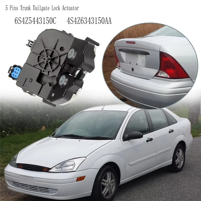 

Trunk Tailgate Lock Actuator Tailgate Lock Actuator For Ford Focus Tailgate Lock Actuator 4S4Z6343150AA 6S4Z5443150C