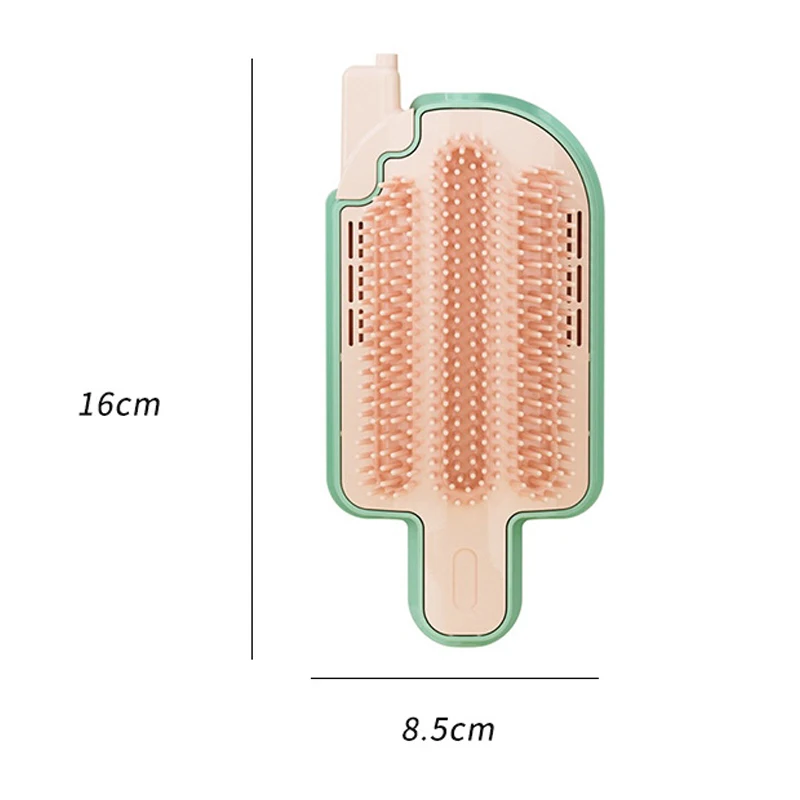 Pet Cat Hair Removal Comb with Catnip Balls & Spring Toys Cat Self Cleaning Scratcher Combs Kitten Pet Massager   Rubbing Brush view 6