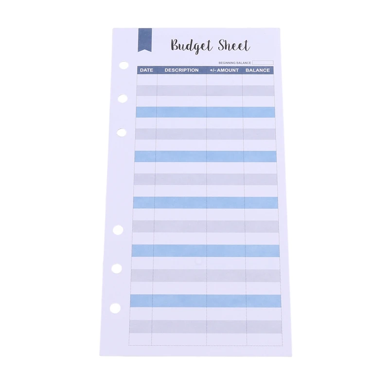 1 Set Money Saving Envelopes For Binder Cash Envelope System Wallet Budget Sheet For Budgeting And Money Saving
