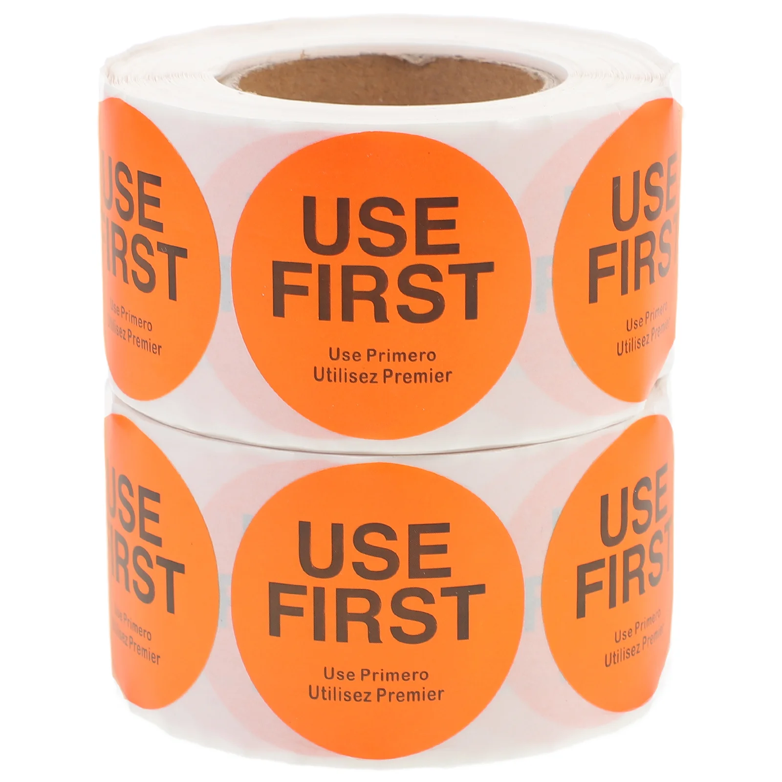 2 Rolls Use Priority Tags by Labels for Food First The Sign Circle Sticker Copper Plate Stickers Restaurant