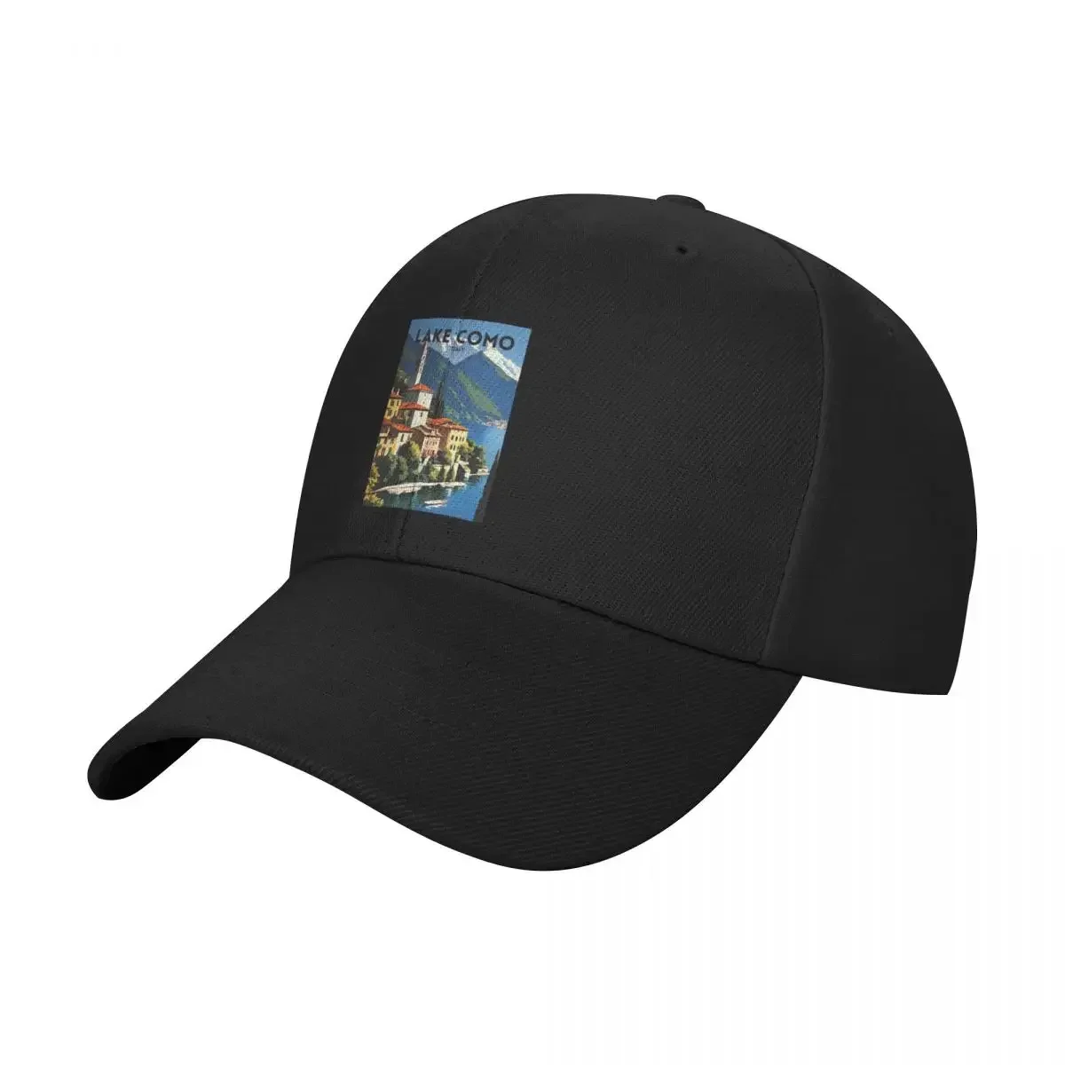2026 Lake Como Italy Traditional Travel Poster Baseball Cap hiking hat Anime Fashion Beach hats for men Caps Women Men's